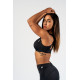 NEBBIA :ТОП Sports Bra STRONG BEAUTY 424 "Black"