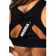 NEBBIA :ТОП Sports Bra STRONG BEAUTY 424 "Black"