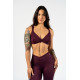 NEBBIA :ТОП Sports Bra STRONG BEAUTY 424 "Dark Red"