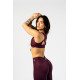 NEBBIA :ТОП Sports Bra STRONG BEAUTY 424 "Dark Red"