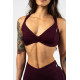 NEBBIA :ТОП Sports Bra STRONG BEAUTY 424 "Dark Red"