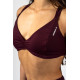 NEBBIA :ТОП Sports Bra STRONG BEAUTY 424 "Dark Red"
