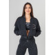 NEBBIA : Бомбер Washed Bomber Jacket with Contrast Lining LEGEND 784 "Black"