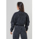 NEBBIA : Бомбер Washed Bomber Jacket with Contrast Lining LEGEND 784 "Black"