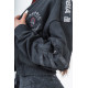 NEBBIA : Бомбер Washed Bomber Jacket with Contrast Lining LEGEND 784 "Black"