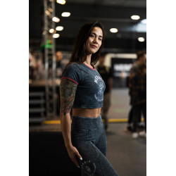 NEBBIA : ЛЕГІНСИ Washed High Waisted Leggings GYM WARRIOR 776 "Black"
