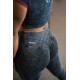 NEBBIA : ЛЕГІНСИ Washed High Waisted Leggings GYM WARRIOR 776 "Black"