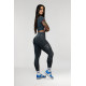 NEBBIA : ЛЕГІНСИ Washed High Waisted Leggings GYM WARRIOR 776 "Black"
