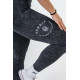 NEBBIA : ЛЕГІНСИ Washed High Waisted Leggings GYM WARRIOR 776 "Black"