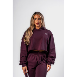 NEBBIA : ХУДІ Oversized Hoodie OWN YOUR POWER 433 "Dark Red"