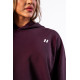 NEBBIA : ХУДИ Oversized Hoodie OWN YOUR POWER 433 "Dark Red"