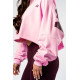 NEBBIA : ХУДИ Oversized Hoodie OWN YOUR POWER 433 "Pink"