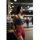 NEBBIA : ШОРТИ Washed High Waisted Leggings Shorts HERITAGE 780 "Red"