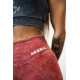 NEBBIA : ШОРТИ Washed High Waisted Leggings Shorts HERITAGE 780 "Red"