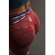 NEBBIA : ШОРТИ Washed High Waisted Leggings Shorts HERITAGE 780 "Red"