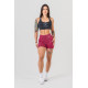 NEBBIA : ШОРТИ Washed High Waisted Leggings Shorts HERITAGE 780 "Red"