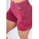 NEBBIA : ШОРТИ Washed High Waisted Leggings Shorts HERITAGE 780 "Red"