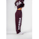 NEBBIA : ШТАНЫ Loose-Fit Baggy Pants BOYFRIEND STYLE 432 "Dark Red"