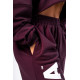 NEBBIA : ШТАНЫ Loose-Fit Baggy Pants BOYFRIEND STYLE 432 "Dark Red"