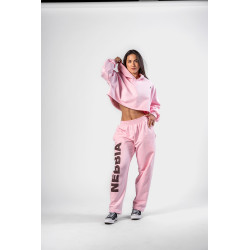 NEBBIA : ШТАНИ Loose-Fit Baggy Pants BOYFRIEND STYLE 432 "Pink"