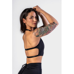 NEBBIA :ТОП Sports Crop Tank 309 "Black"