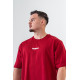 NEBBIA : ФУТБОЛКА Oversized T-shirt GYM ESSENTIALS 381 "Dark Red"