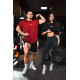 NEBBIA : ФУТБОЛКА Oversized T-shirt GYM ESSENTIALS 381 "Dark Red"