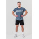 NEBBIA : ФУТБОЛКА T-shirt GYM ESSENTIALS 380 "Grey"