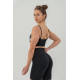NEBBIA :ТОП BANDEAU BRA BACK CHECK 612 "BLACK"