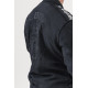 NEBBIA : БОМБЕР Washed Men's Bomber Jacket LEGEND 794 Black