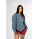 NEBBIA : КОФТА Oversized Pullover SIGNATURE 797 Blue