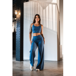 NEBBIA : ШТАНИ High-waist Flared Pants 312 "Blue"