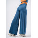NEBBIA : ШТАНИ High-waist Flared Pants 312 "Blue"