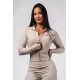 NEBBIA : КУРТКА Fitness Zip Tracktop 314 "Cream "
