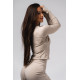NEBBIA : КУРТКА Fitness Zip Tracktop 314 "Cream "