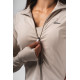 NEBBIA : КУРТКА Fitness Zip Tracktop 314 "Cream "
