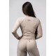 NEBBIA : КУРТКА Fitness Zip Tracktop 314 "Cream "