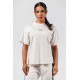 NEBBIA : ФУТБОЛКА Oversized Tee RESET 491 "Cream"