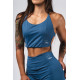NEBBIA :ТОП Sports Crop Tank 309 "Blue "