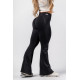 NEBBIA : ЛЕГІНСИ High-Waist Sculpting Flared Leggings FLOW SEAMLESS 498 "BLACK"