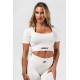 NEBBIA :ТОП Shaping Crop Top FLOW SEAMLESS 499 "Cream"