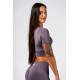NEBBIA :ТОП Shaping Crop Top FLOW SEAMLESS 499 "Dark Grey"