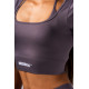 NEBBIA :ТОП Shaping Crop Top FLOW SEAMLESS 499 "Dark Grey"