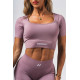 NEBBIA :ТОП Shaping Crop Top FLOW SEAMLESS 499 "Pink"