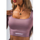 NEBBIA :ТОП Shaping Crop Top FLOW SEAMLESS 499 "Pink"