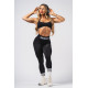 NEBBIA : ЛЕГІНСИ High-Waist Push-Up Leggings FLOW SEAMLESS 496 "Black"