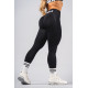 NEBBIA : ЛЕГІНСИ High-Waist Push-Up Leggings FLOW SEAMLESS 496 "Black"