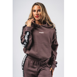 NEBBIA : ХУДИ Classic Hoodie OFF-DUTY Dark 489 "Dark Brown"