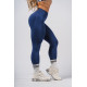 NEBBIA : ЛЕГІНСИ Push-Up Leggings with Shaping Lines FLOW SEAMLESS 497 "Blue"