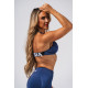 NEBBIA :ТОП Lift-Up Sports Bra FLOW SEAMLESS 495 "Blue"